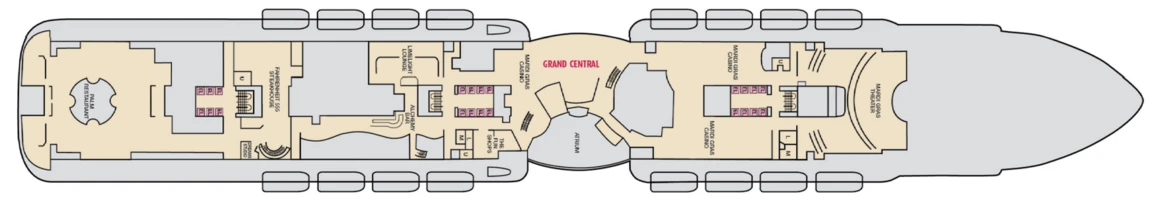 Carnival Cruise Lines Mardi Gras Deck Plans Deck 7