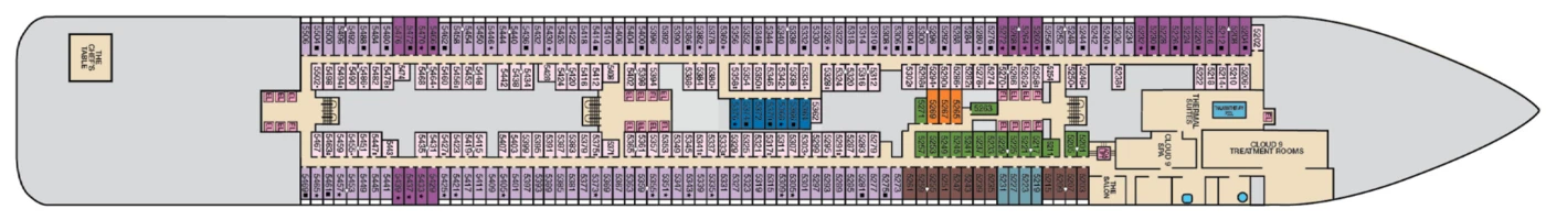 Carnival Cruises Carnival Celebration Deck Plans Deck 5