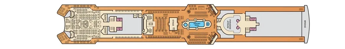 Carnival Cruise Line Carnival Paradise Deck 10