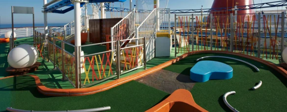Carnival Cruise Line Mini Golf 1