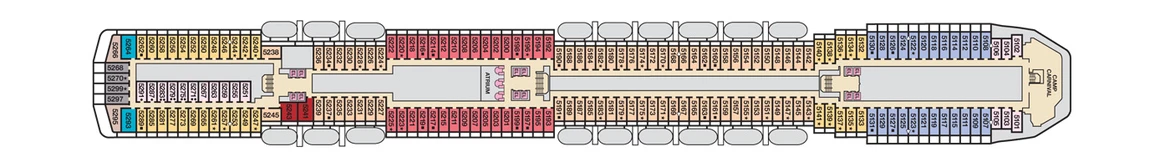 Carnival Cruise Lines Carnival Pride Deck Plans Deck 5 Jpg