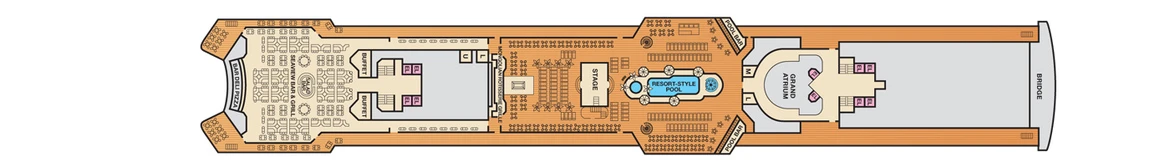 Carnival Cruise Line Carnival Sensation Deck 10