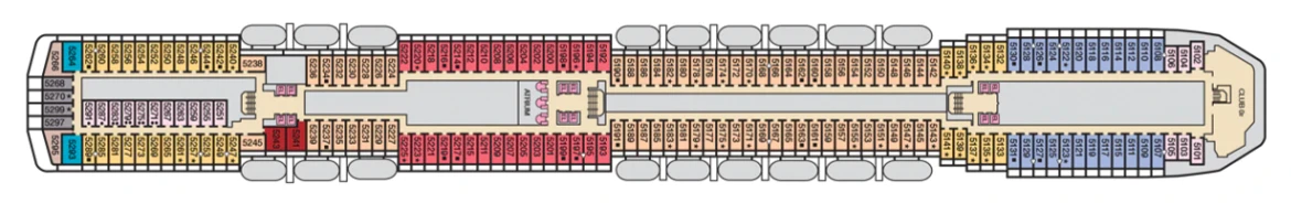 Carnival Cruise Line Carnival Spirit Deck 5