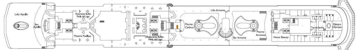 Costa Cruises Costa Mediterranea Deck Plans Armonia