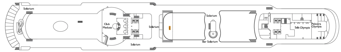 Costa Cruises Costa Mediterranea Deck Plans Cleopatra