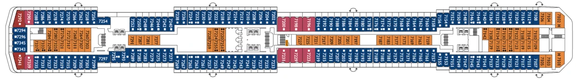 Costa Cruises Costa Mediterranea Deck Plans Prometeo