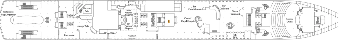 Costa Cruises Costa Mediterranea Deck Plans Tersicore