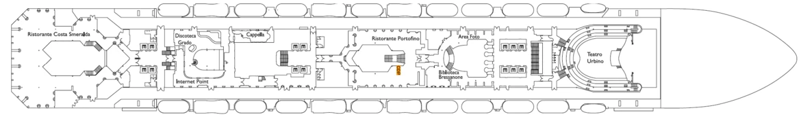 Costa Cruises Costa Magica Deck Plans Michelangelo