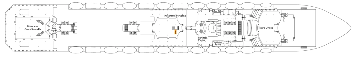 Costa Cruises Costa Magica Deck Plans Raffaello