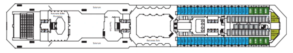 Costa Cruises Costa Serena Deck Plans Taurus