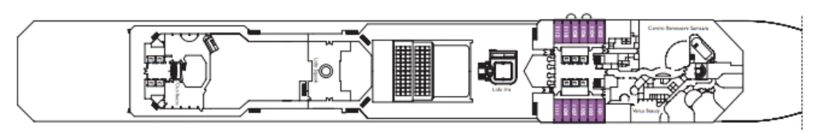 Costa Cruises Costa Serena Deck Plans Virgo