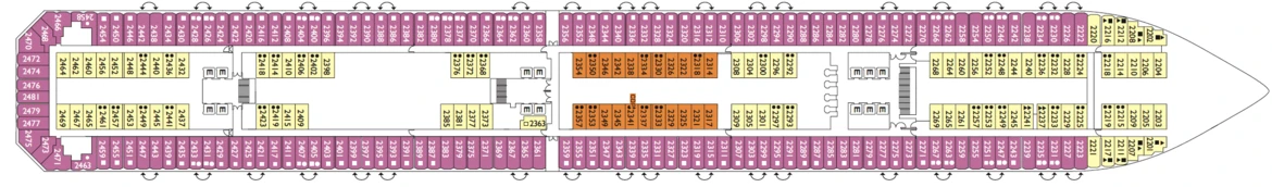 Costa Cruises Costa Pacifica Deck Plans Adagio