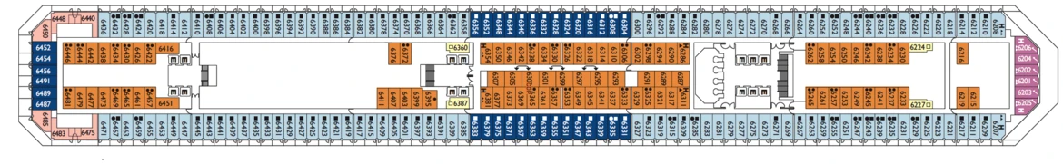 Costa Cruises Costa Pacifica Deck Plans Boheme