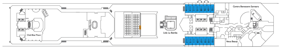 Costa Cruises Costa Pacifica Deck Plans Feel Good