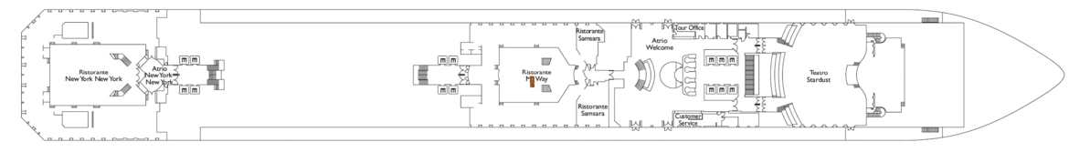 Costa Cruises Costa Pacifica Deck Plans Mood