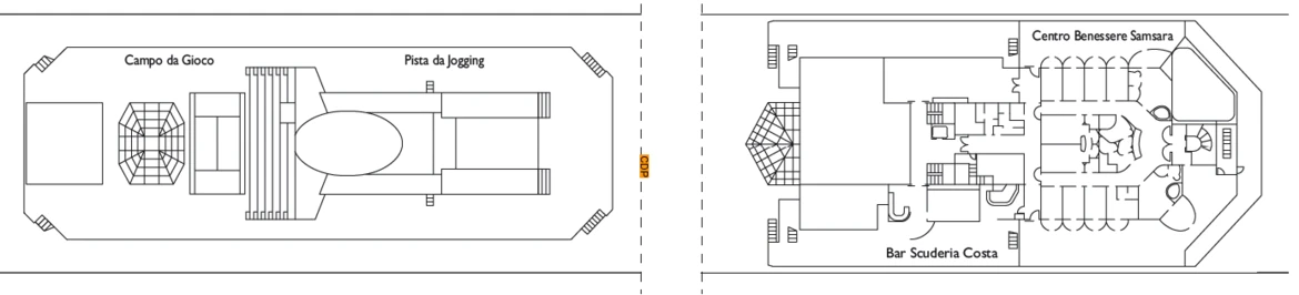 Costa Cruises Costa Pacifica Deck Plans Summertime