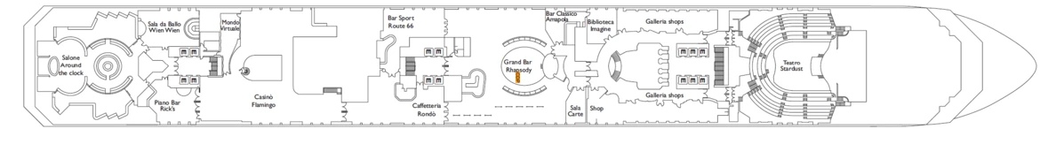 Costa Cruises Costa Pacifica Deck Plans Swing