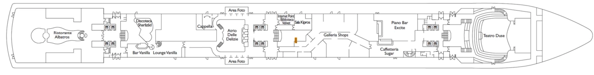 Costa Cruises Costa Deliziosa Deck Plans Azalea