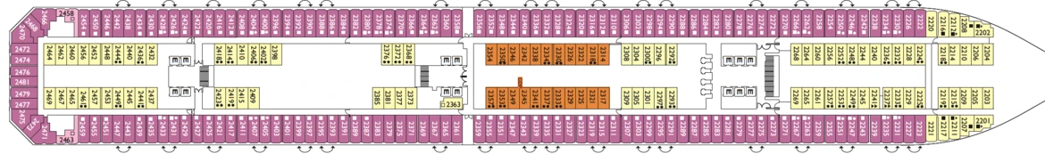 Costa Cruises Costa Favolosa Deck Plans Alhambra