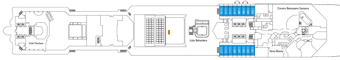 Costa Cruises Costa Favolosa Deck Plans Luxembourg