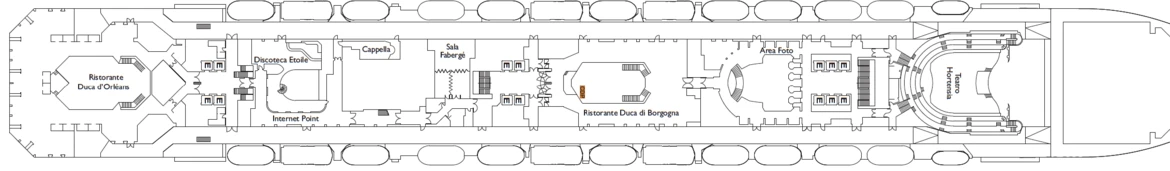 Costa Cruises Costa Favolosa Deck Plans Versailles