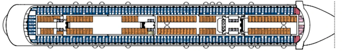 Costa Cruises Costa Diadema Deck Plans Bizantino