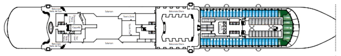 Costa Cruises Costa Diadema Deck Plans Timur