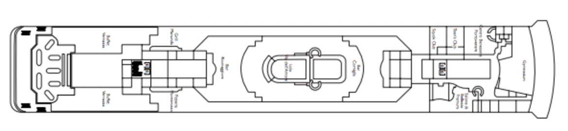 Costa Cruises Costa NeoRiviera Deck Plans Cinque Terre