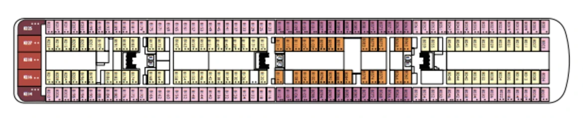 Costa Cruises Costa NeoRiviera Deck Plans Les Calanques