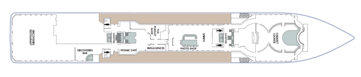 Azamara Club Cruises Azamara Pursuit Decks Plans Deck 5