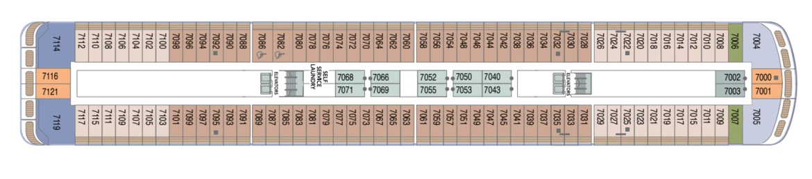 Azamara Club Cruises Azamara Pursuit Decks Plans Deck 7