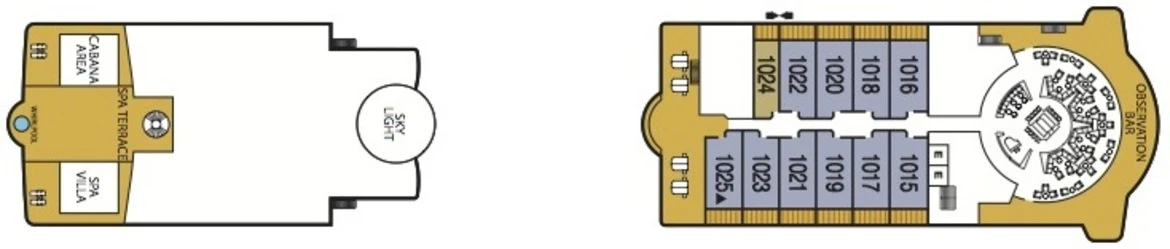 Seabourn Odyssey Class Deckplans Deck 10