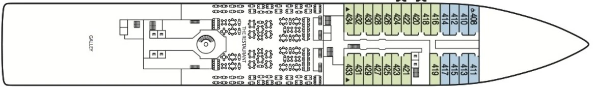 Seabourn Odyssey Class Deckplans Deck 4