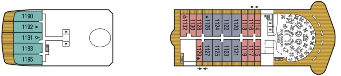 Seabourn Encore Deck Plans Deck 11