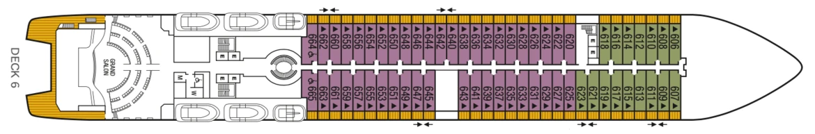 Seabourn Seabourn Ovation Deck Plan 6