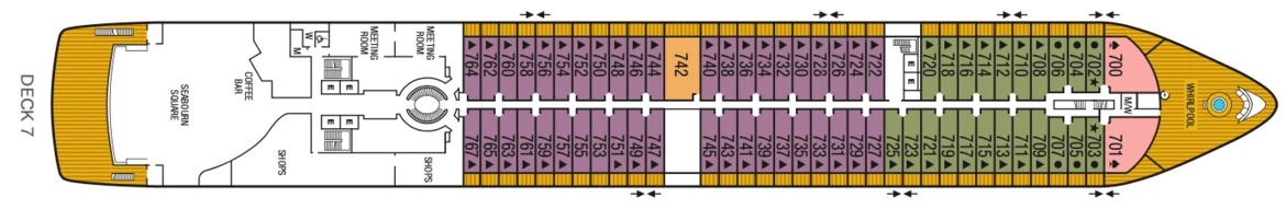 Seabourn Seabourn Ovation Deck Plan 7