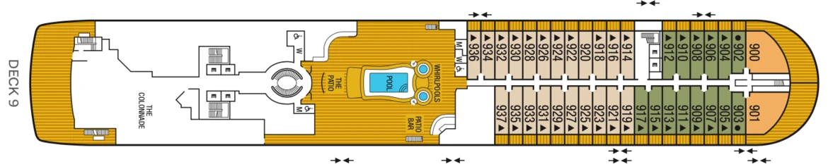 Seabourn Seabourn Ovation Deck Plan 9