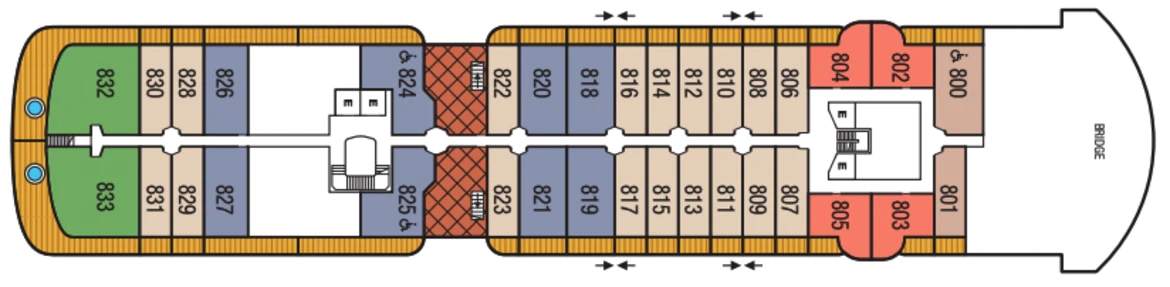 Seabourn Seabourn Venture Deck 8