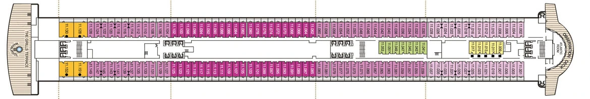 Cunard Line Queen Mary 2 Deck 11