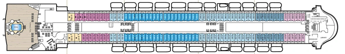 Cunard Line Queen Mary 2 Deck 8
