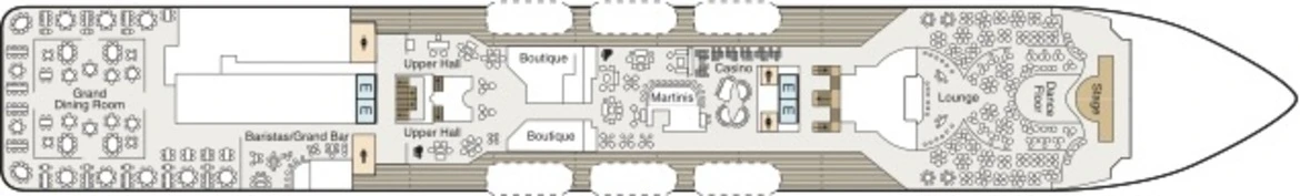 Oceania Cruises Regatta Deck Plan 5