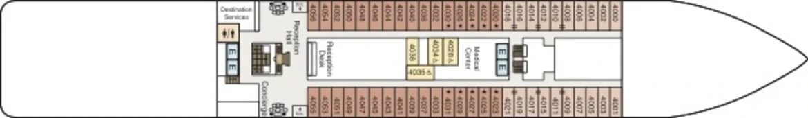 Oceania Cruises Regatta Deck Plan 4