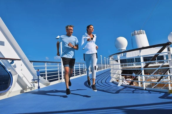 Oceania Cruises Running Track &amp; Sports Deck 1