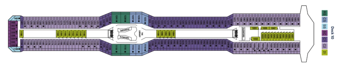 Celebrity Cruises Celebrity Solstice Deck Plan 10