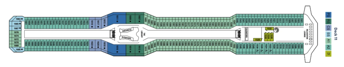 Celebrity Cruises Celebrity Solstice Deck Plan 11