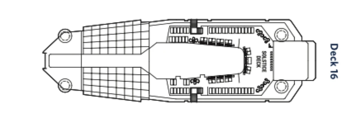 Celebrity Cruises Celebrity Solstice Deck Plan 16