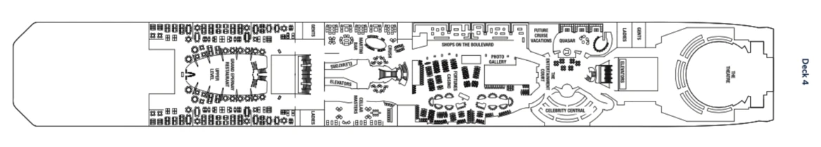 Celebrity Cruises Celebrity Solstice Deck Plan 4