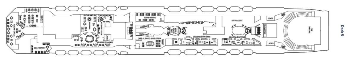 Celebrity Cruises Celebrity Solstice Deck Plan 5