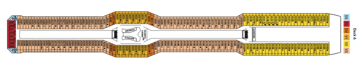 Celebrity Cruises Celebrity Solstice Deck Plan 6