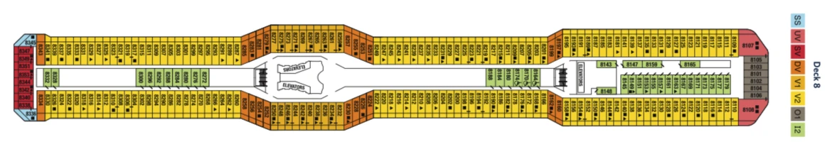 Celebrity Cruises Celebrity Solstice Deck Plan 8